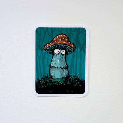 Mushroom Sticker - evening