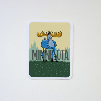 Minnesota Moose Sticker