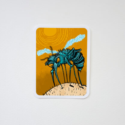 Bitey Mosquito Sticker