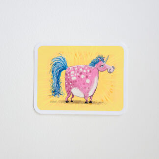 Pink Unicorn Sticker