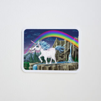 Unicorn with Waterfall
